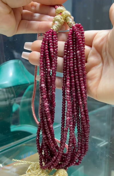Collier Chatham de rubis 100%  Naturelles Authentique