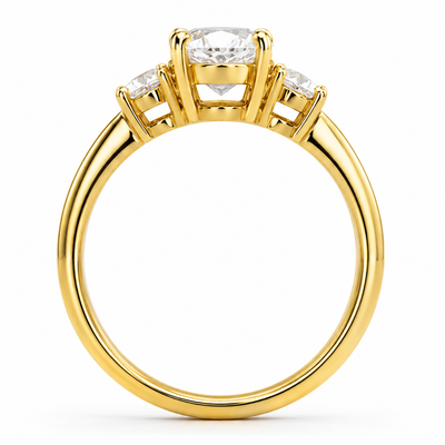 Éliana Trilogie 1,00 carat Ovale