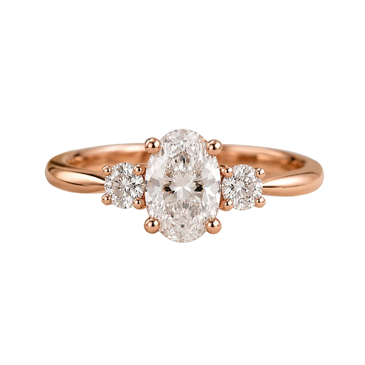 Éliana Trilogie 1,00 carat Ovale