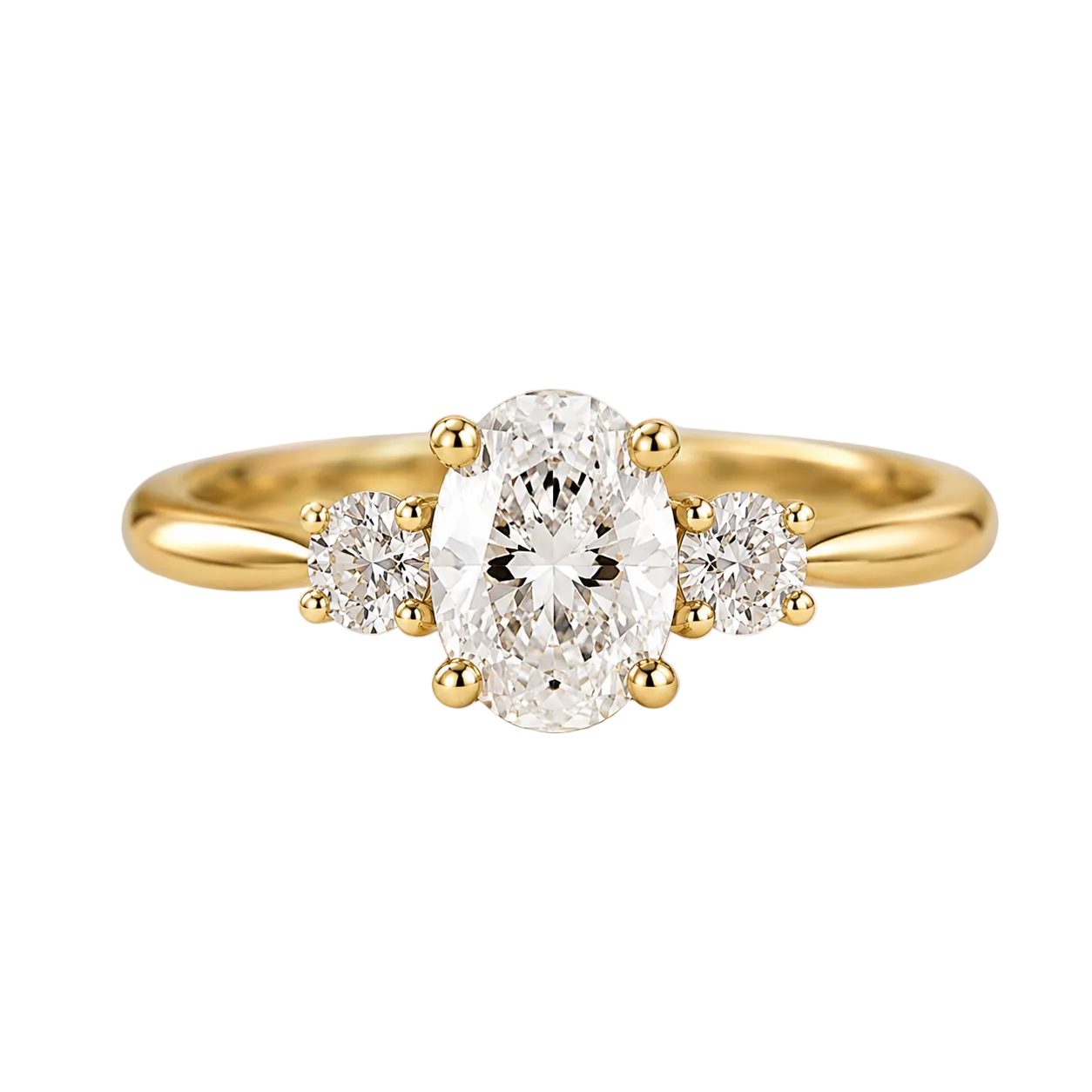 Éliana Trilogie 1,00 carat Ovale