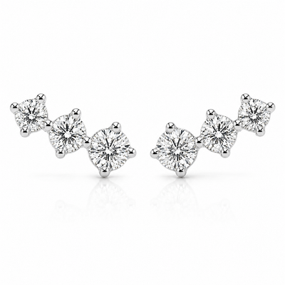 Boucles Comète Diamants de Laboratoire (format moyen)