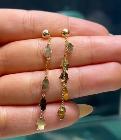 Boucles d’oreilles *khemisa* en Or 18 carats 😍