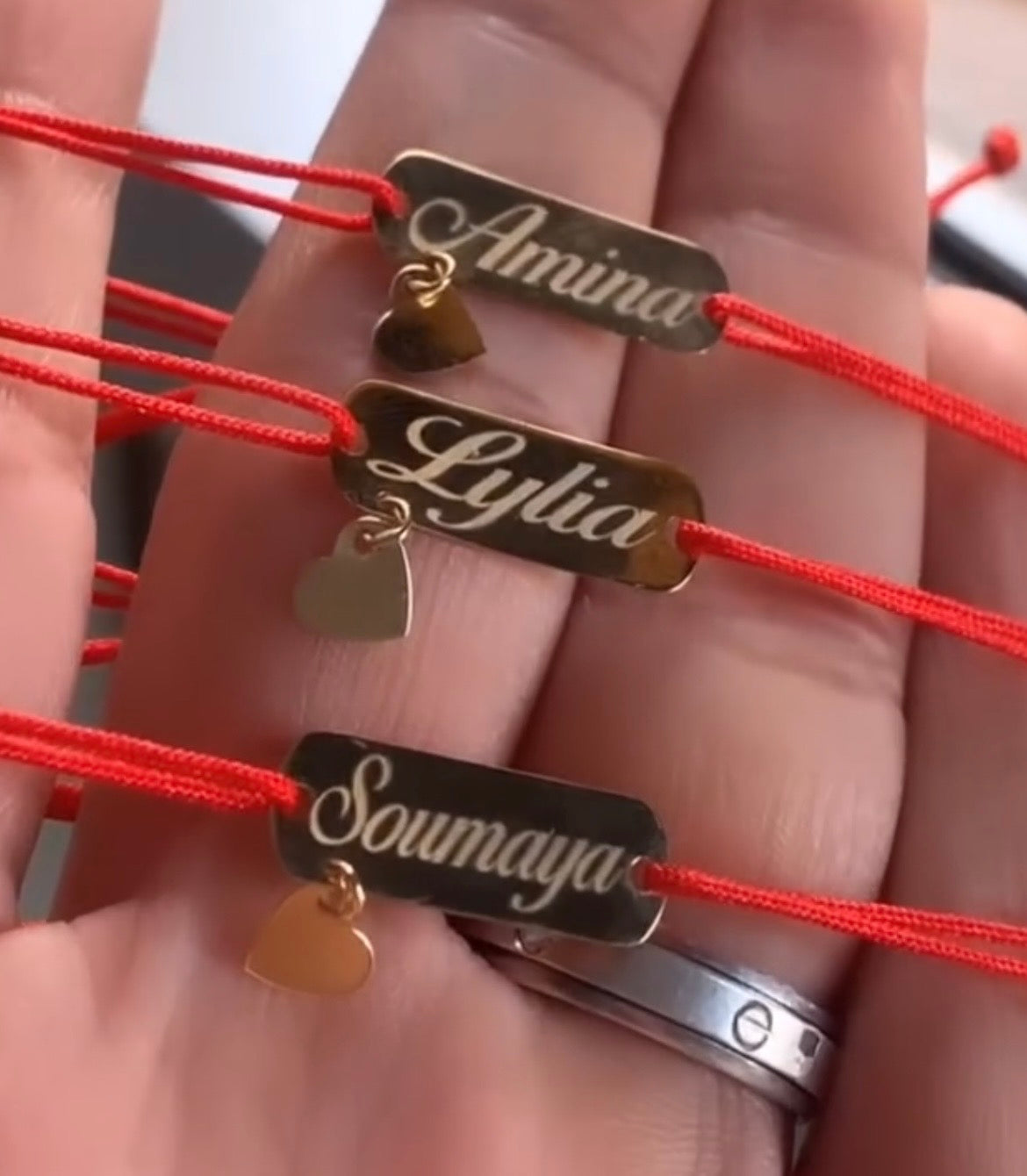 bracelet cordon personnalisé en Or18k
