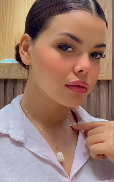 Collier en Or 18 carats & perle naturelle 💯✨