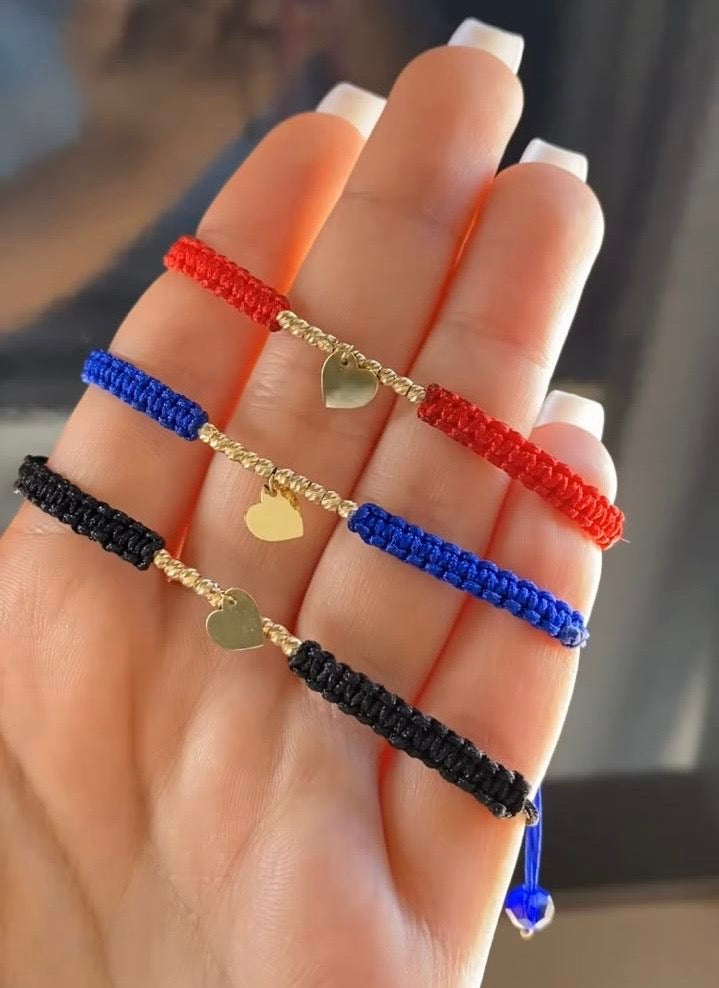 Cordon bracelet boules en Or18k