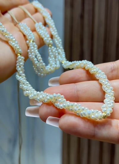 Ensemble johr naturel 💯 avec des boules en Or 18carats 😍✅