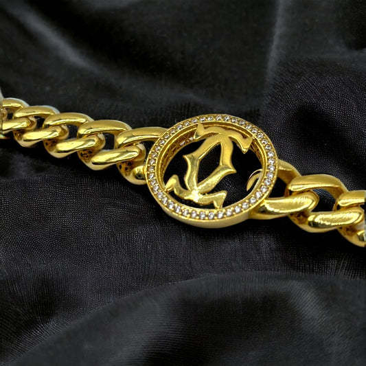 Gourmette en Or 18K Moderne