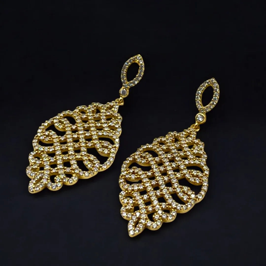 Sublimes Boucles d’Oreilles en Or 18K