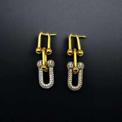 Boucles d’Oreilles à Maillons en Or 18K