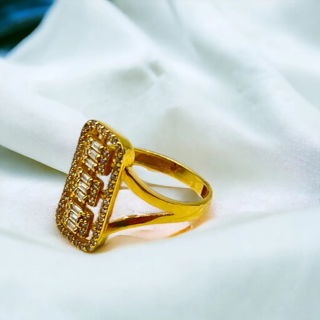 Bague Élégante en Or 18 Carats