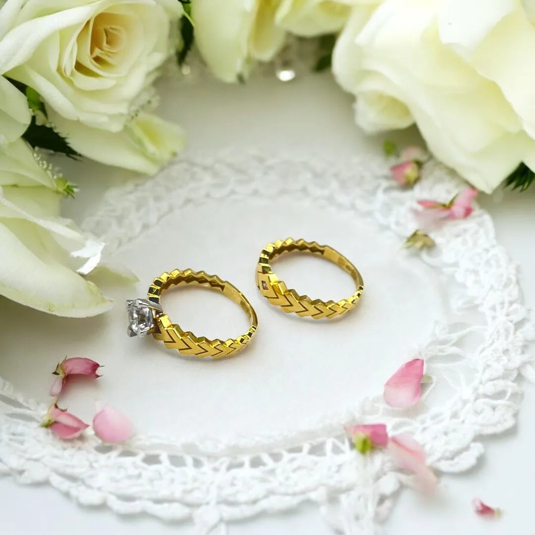 Alliance de mariage en or 18k – Symbole de votre Amour