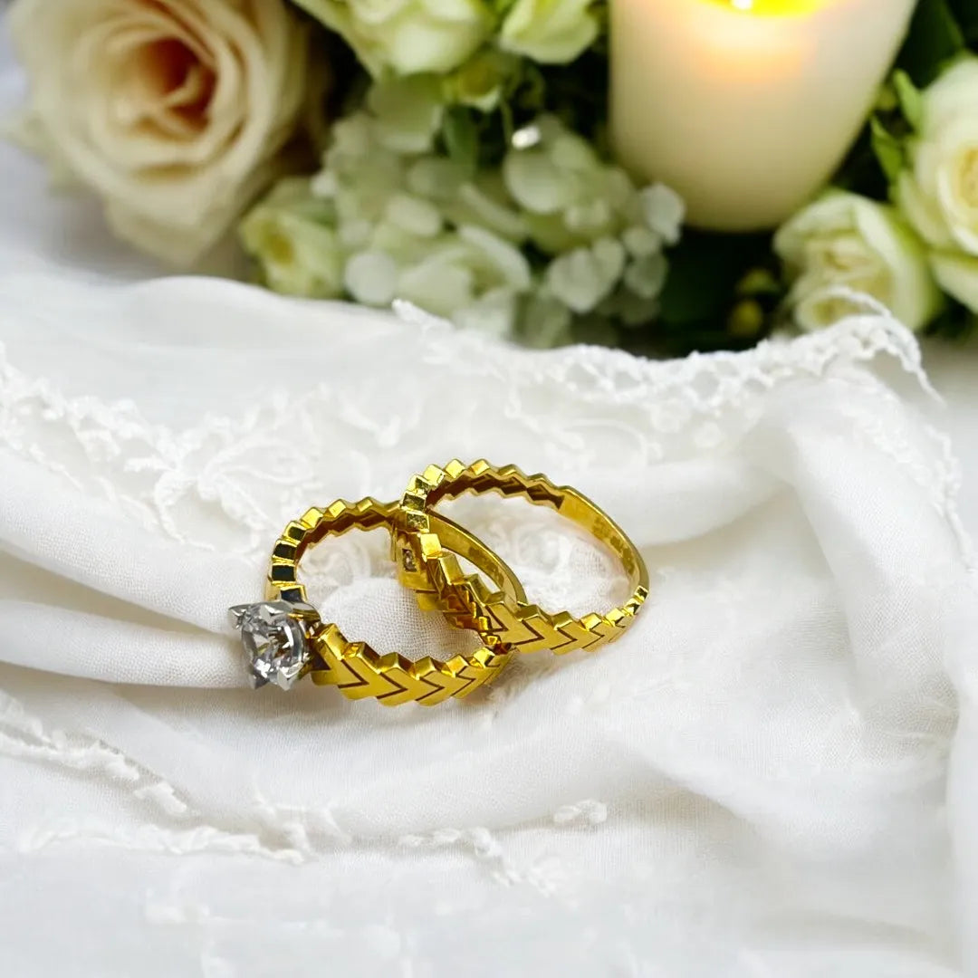 Alliance de mariage en or 18k – Symbole de votre Amour