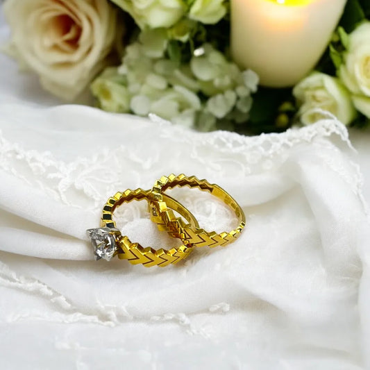 Alliance de mariage en or 18k – Symbole de votre Amour