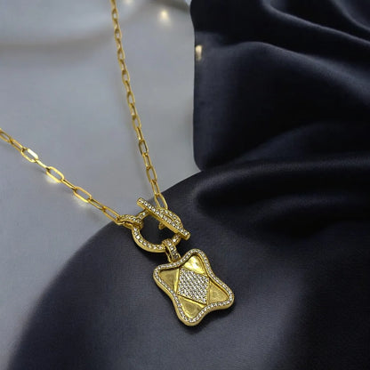 Collier Éclatant pour Femme en Or 18K