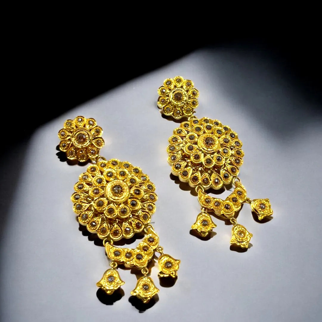 Boucles d’Oreilles Traditionnelles en Or