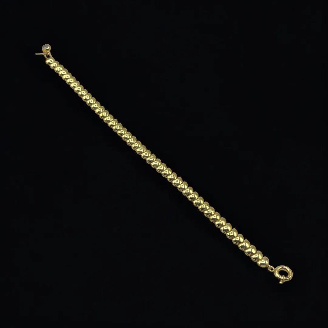 Gourmette en Or Jaune 18K