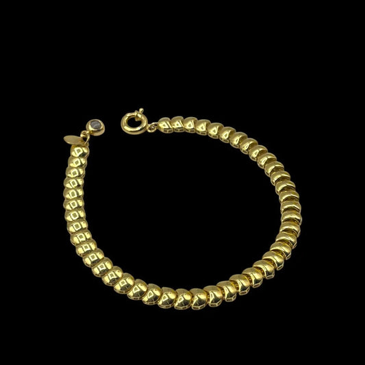 Gourmette en Or Jaune 18K