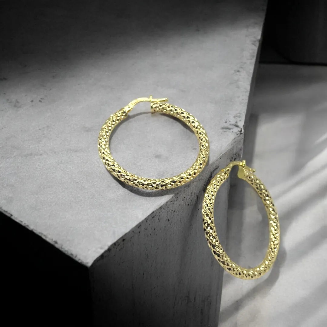 Magnifique Boucles d’Oreilles en Or