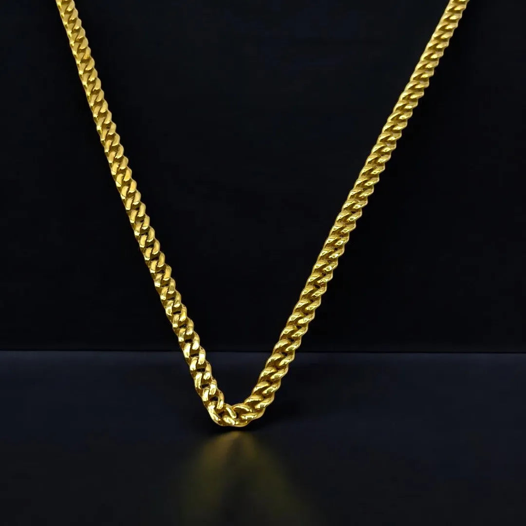 Chaîne Robuste en Or Jaune 18K