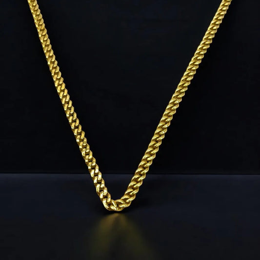 Chaîne Robuste en Or Jaune 18K