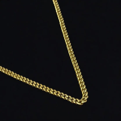 Chaîne Robuste en Or Jaune 18K