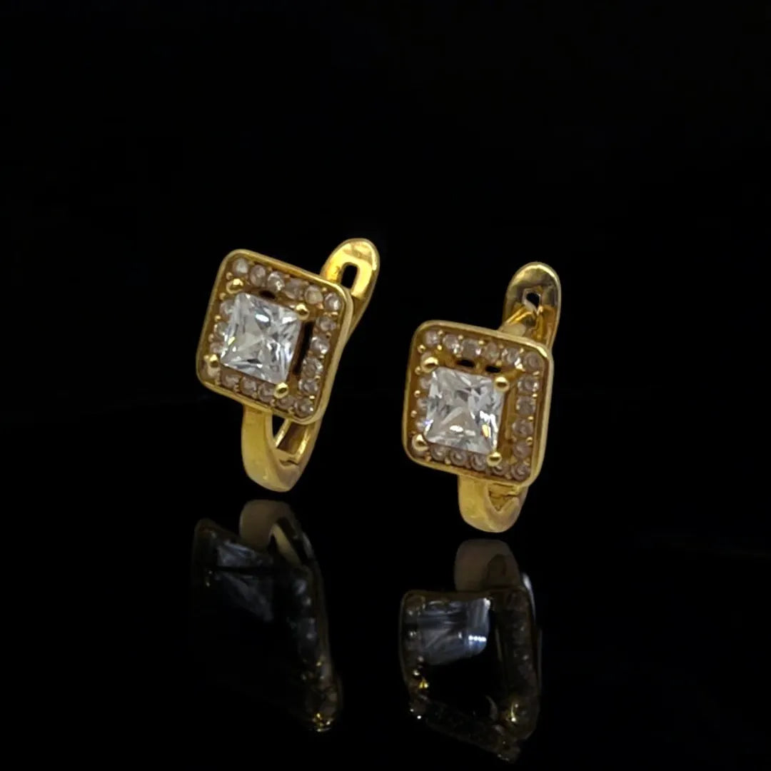 Boucles d’Oreilles Élégantes Or 18 Carats