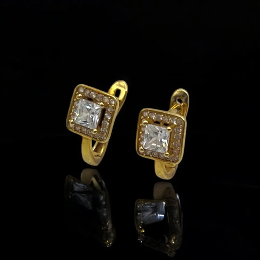 Boucles d’Oreilles Élégantes Or 18 Carats