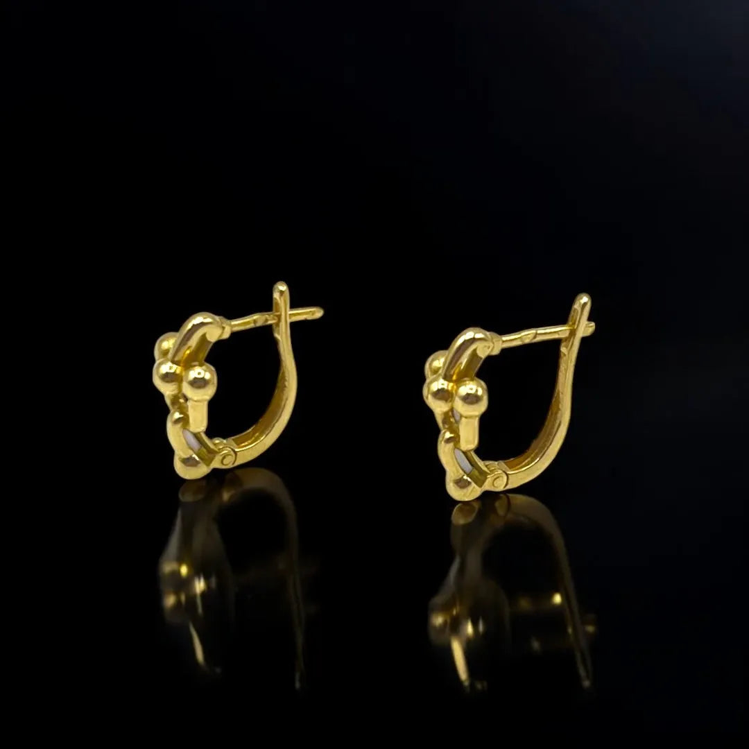 Boucles d’Oreilles Tiffany en Or 18K