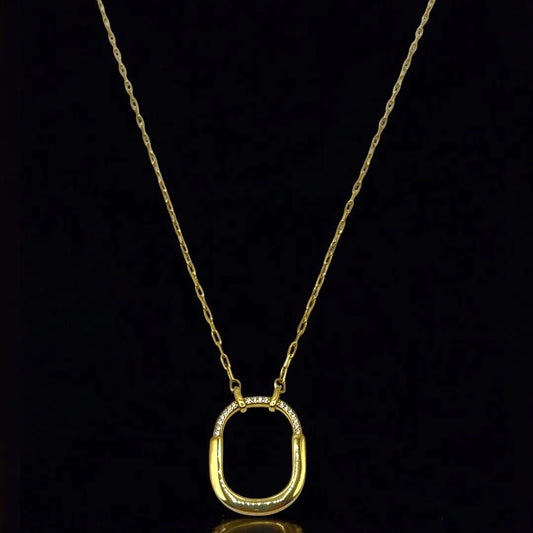 Chaîne avec Pendentif Tiffany Lock en Or 18K