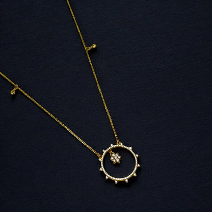 Chaîne Moderne en Or 18K avec Pendentif