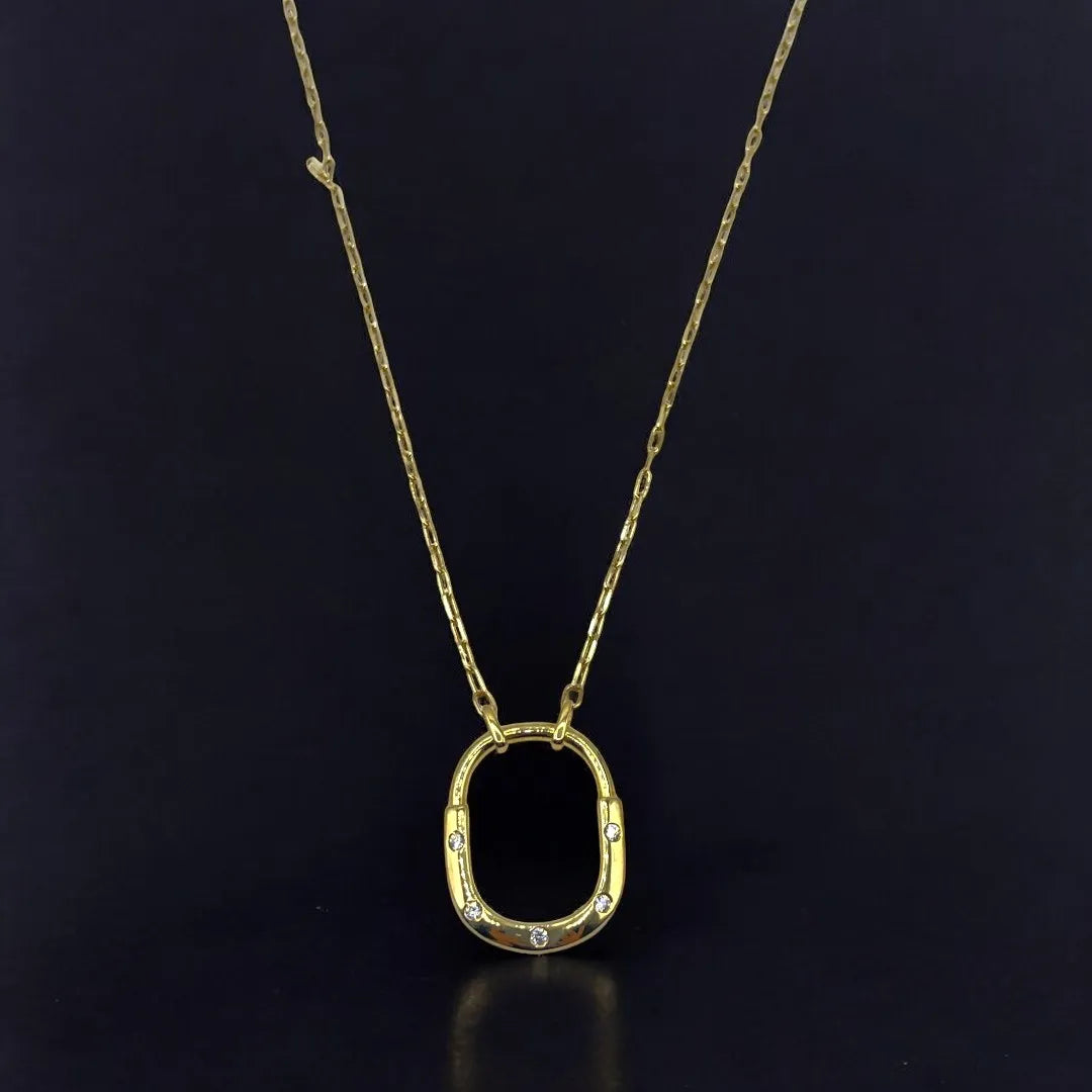 Chaîne Pendentif Tiffany Lock en or jaune 18K