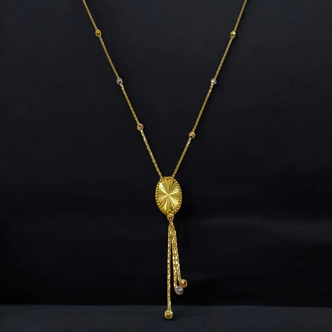 Chaîne en Or avec Pendentif Raffiné