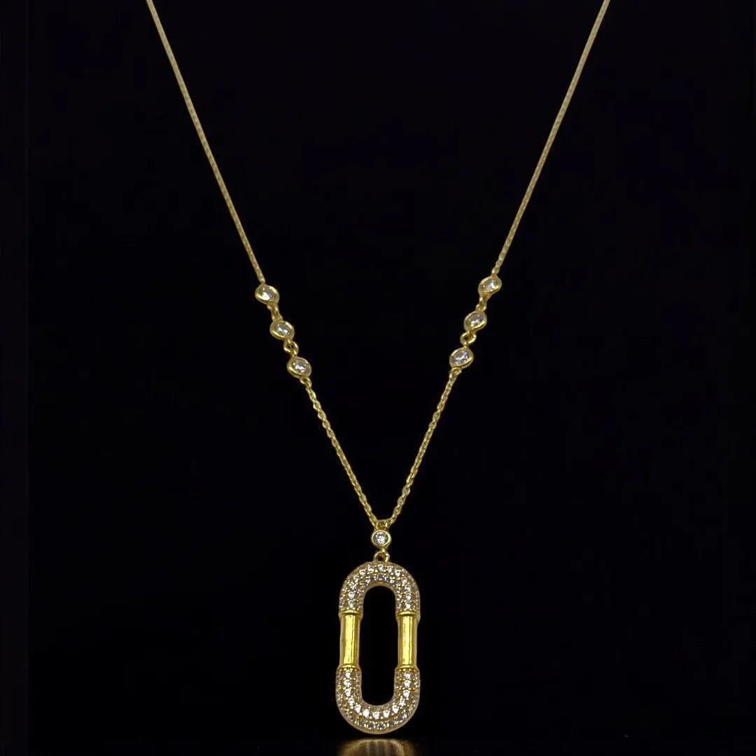 Glowy Chaîne Pendentif en Or 18K