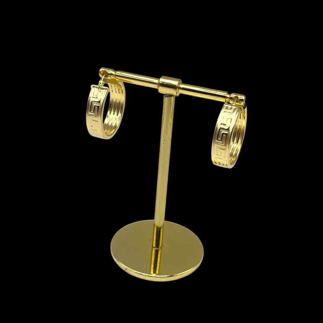 Magnifique Boucles D’Oreilles en Or 18K