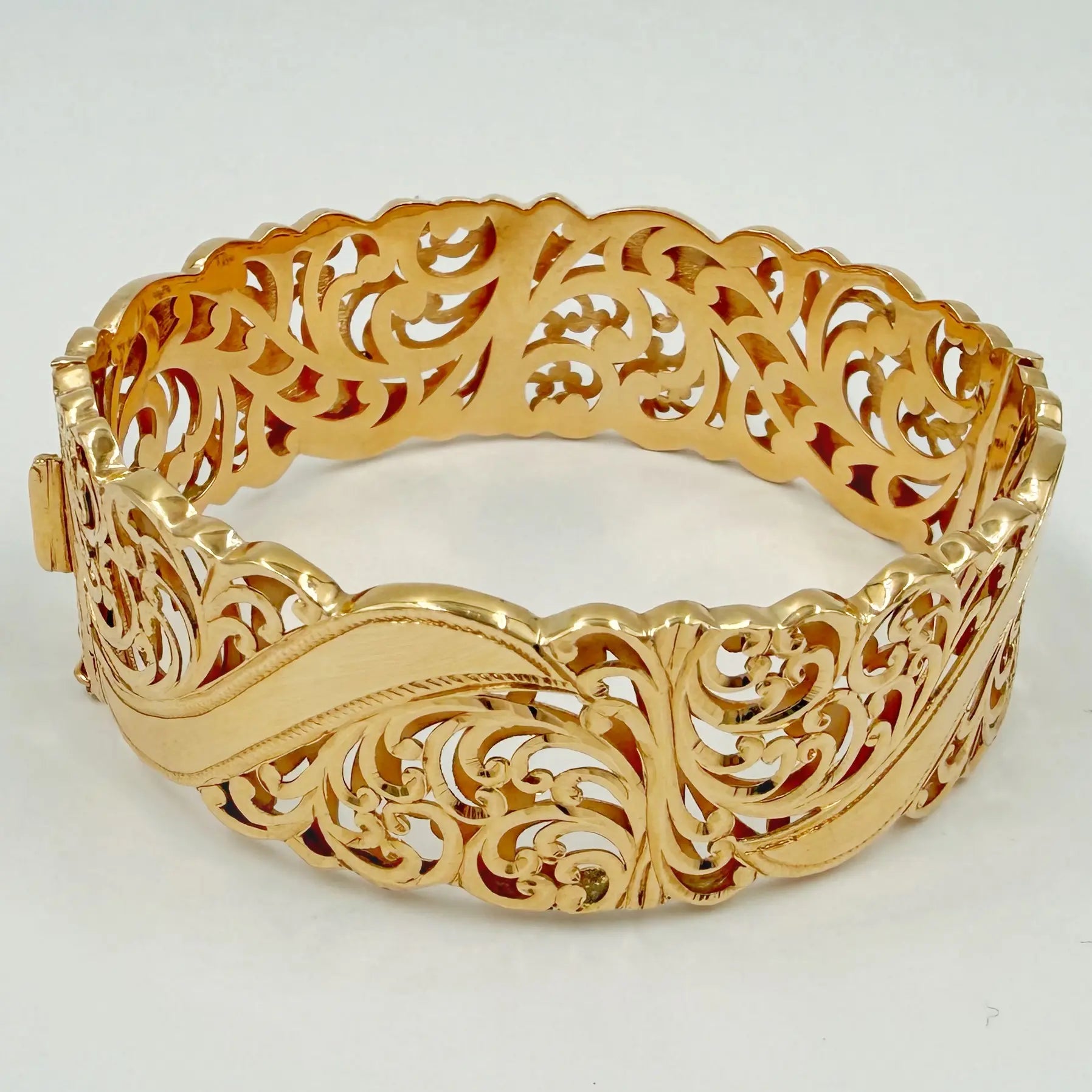 Bracelet large Tekhram en or rose