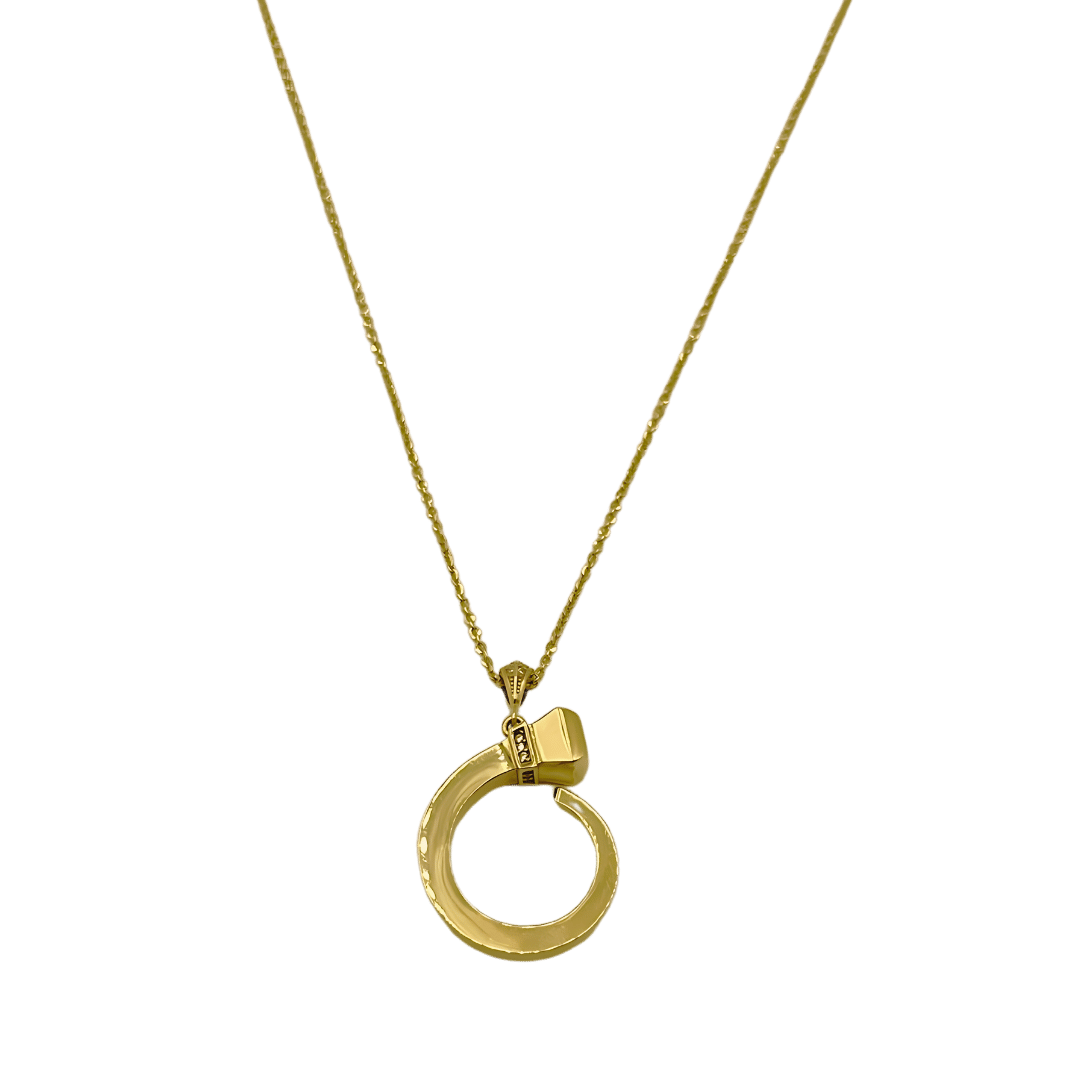Collier en Or 18K « L’Anneau Mystique »
