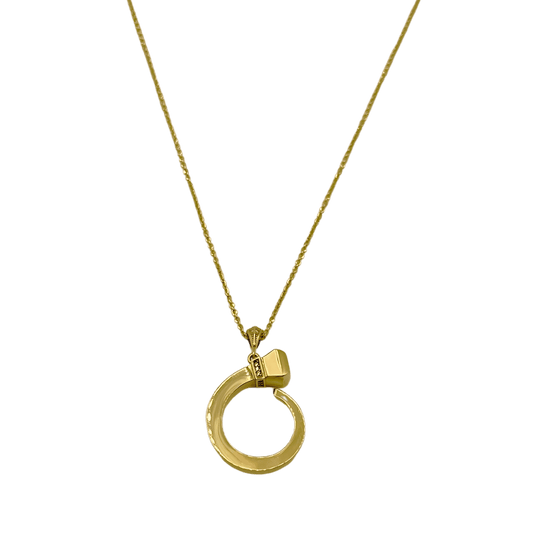 Collier en Or 18K « L’Anneau Mystique »
