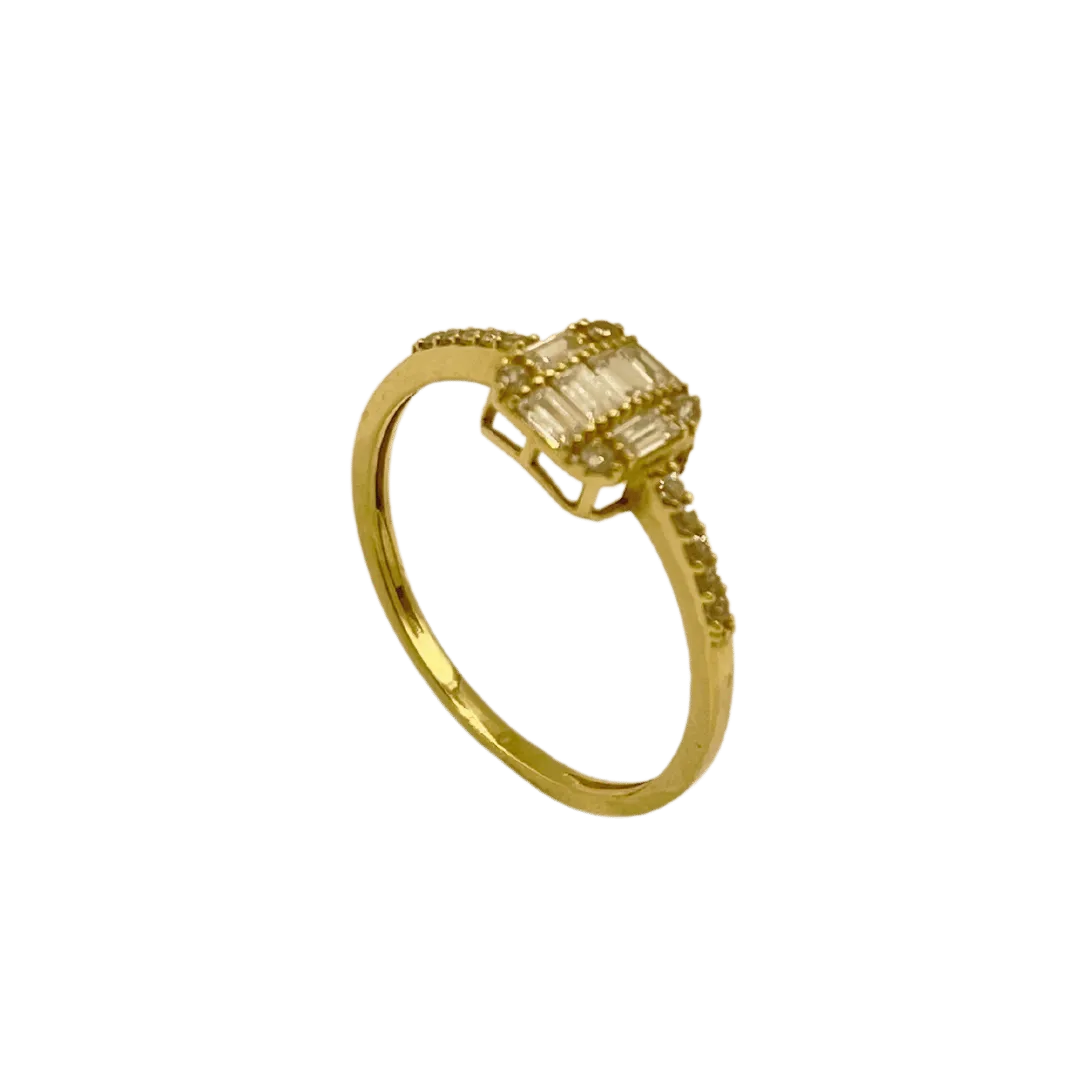 Ensemble en Or 18K Serti Zircons