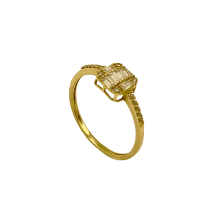 Ensemble en Or 18K Serti Zircons