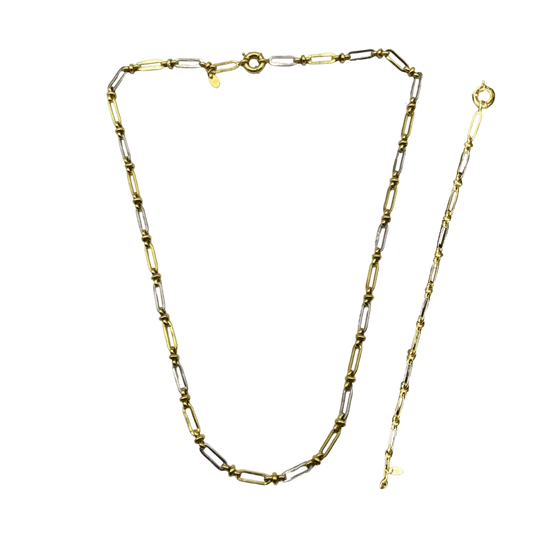 Ensemble Chaîne en Or 18K