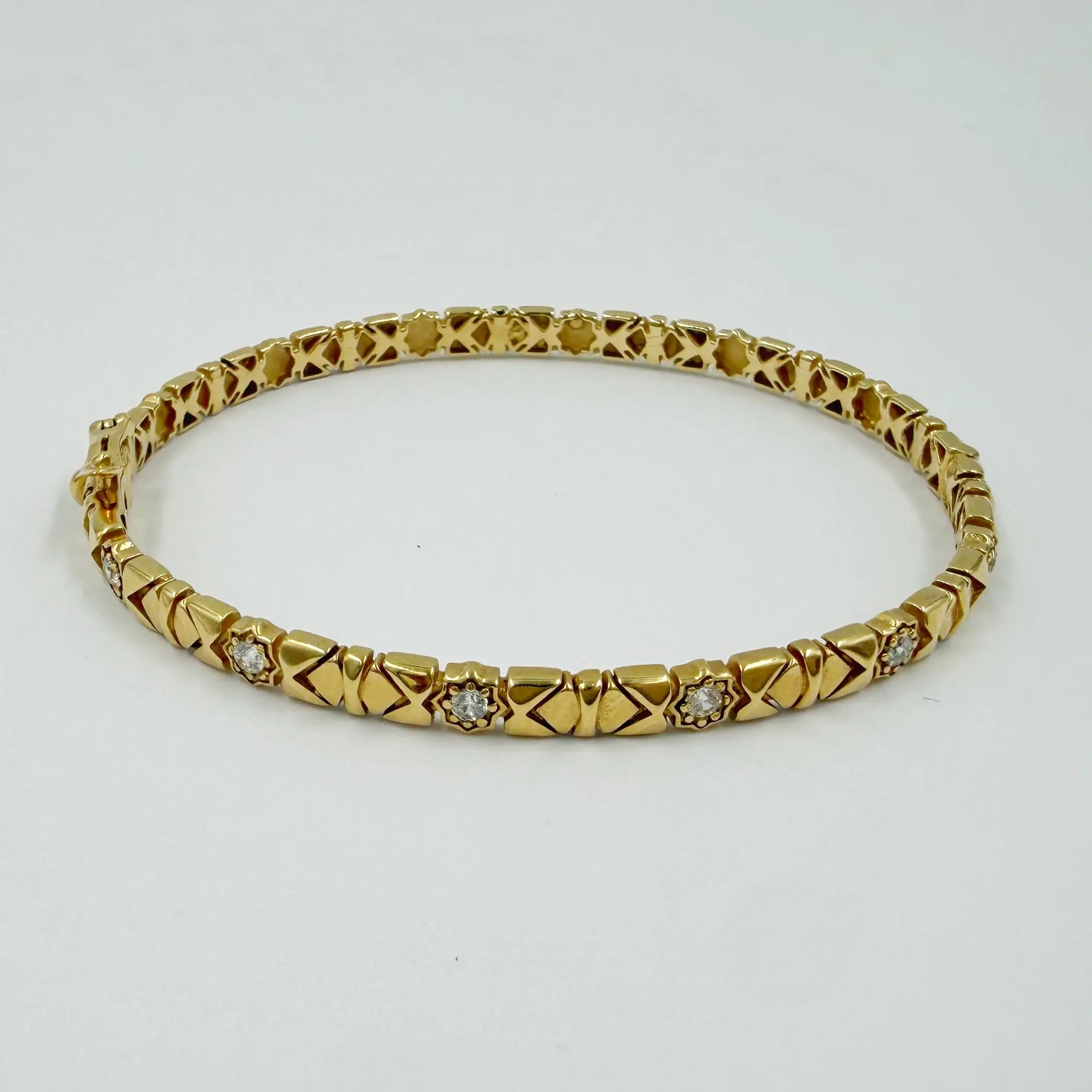 Bracelet Horizon en Or Jaune 18K