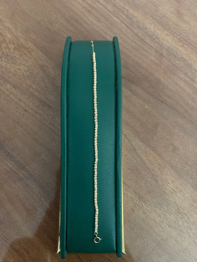 Gourmette DIORA en Or 18k Avec des  Boules en Or 18k