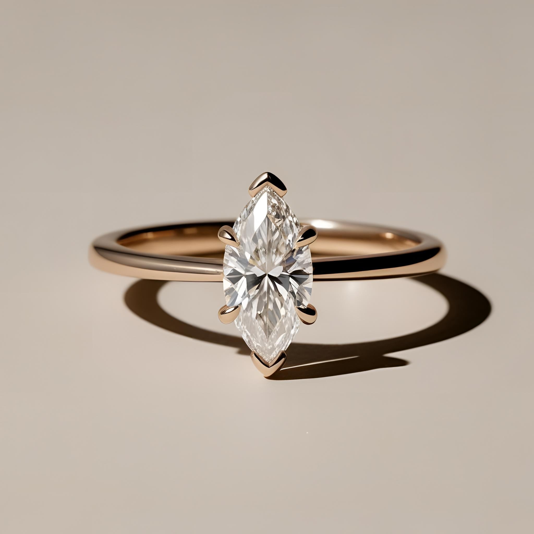 Léa Marquise 1,00 carat