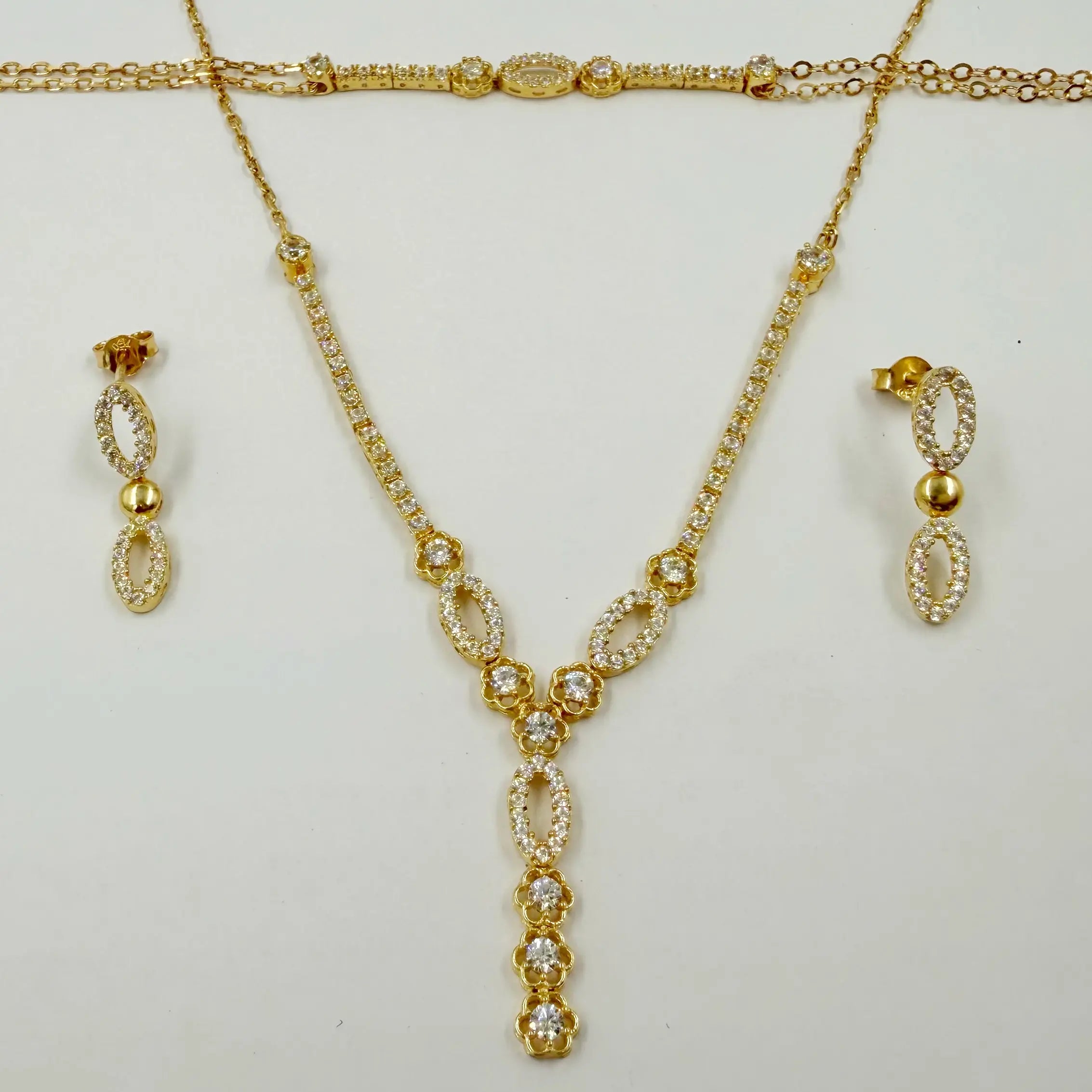 Détail de bijou en or 18K