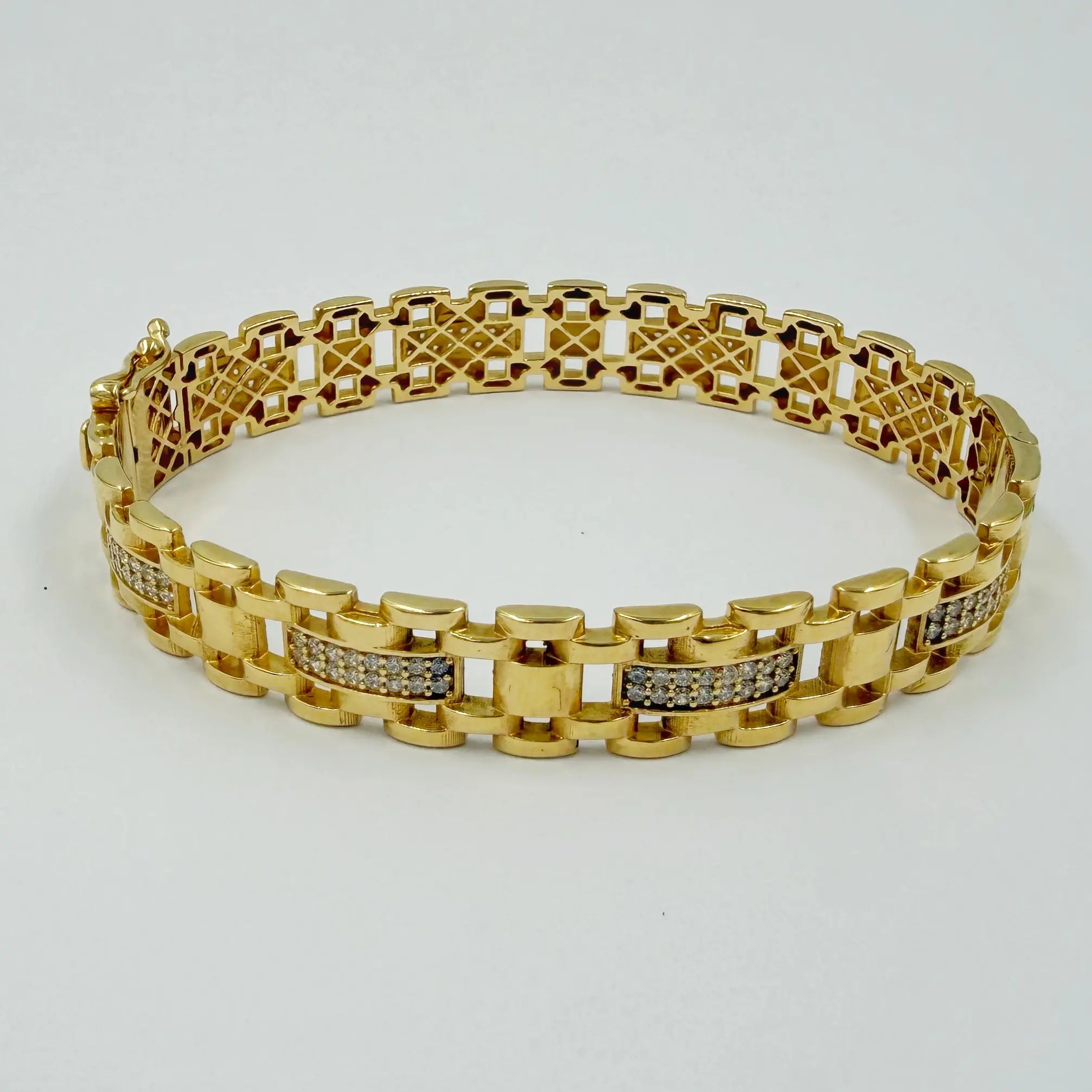 Bracelet Prestige en Or Jaune 18K