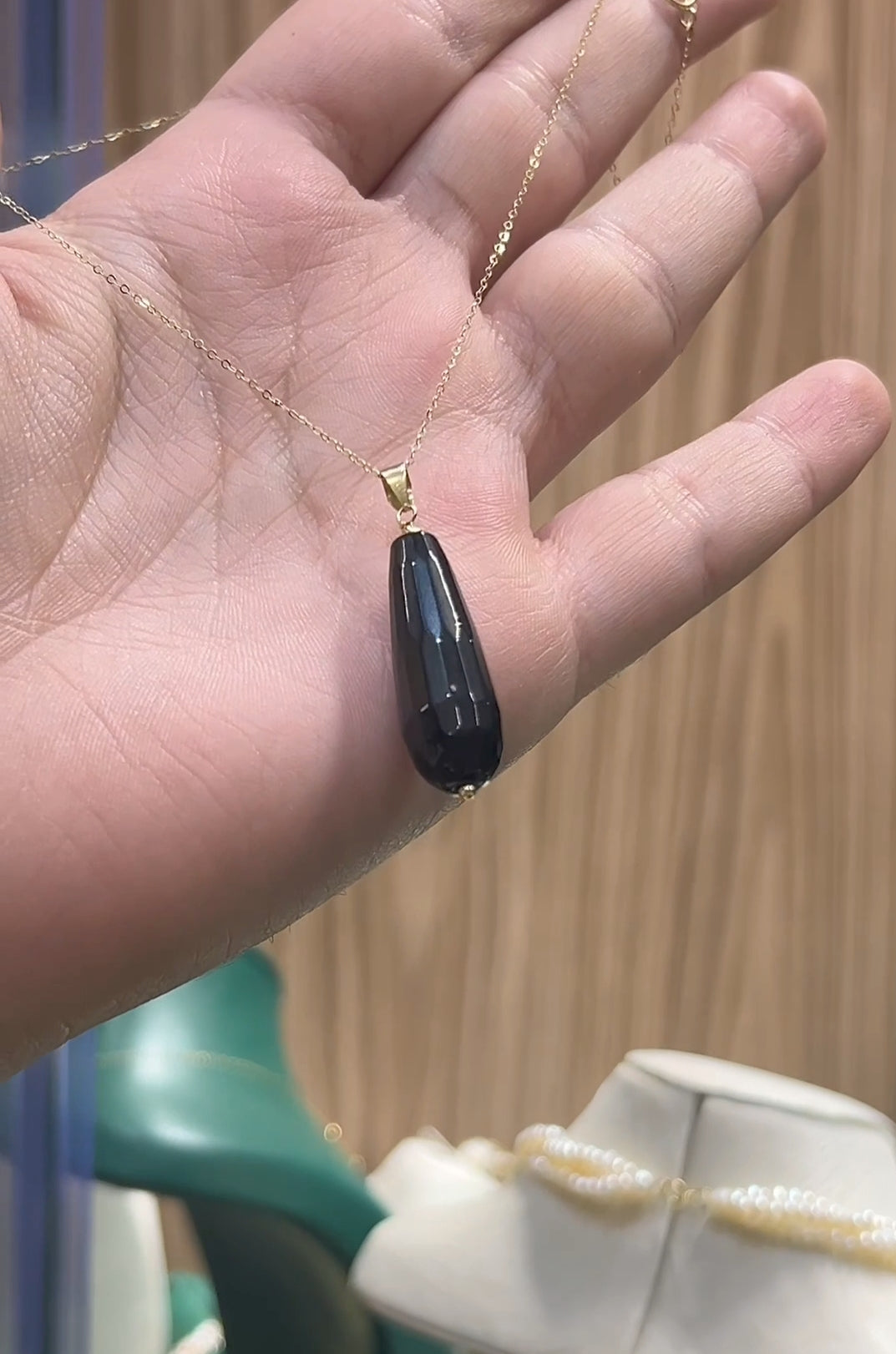 Collier en or 18k bernis