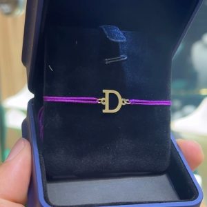 Cordon lettre en Or18k [B.FETHI™]