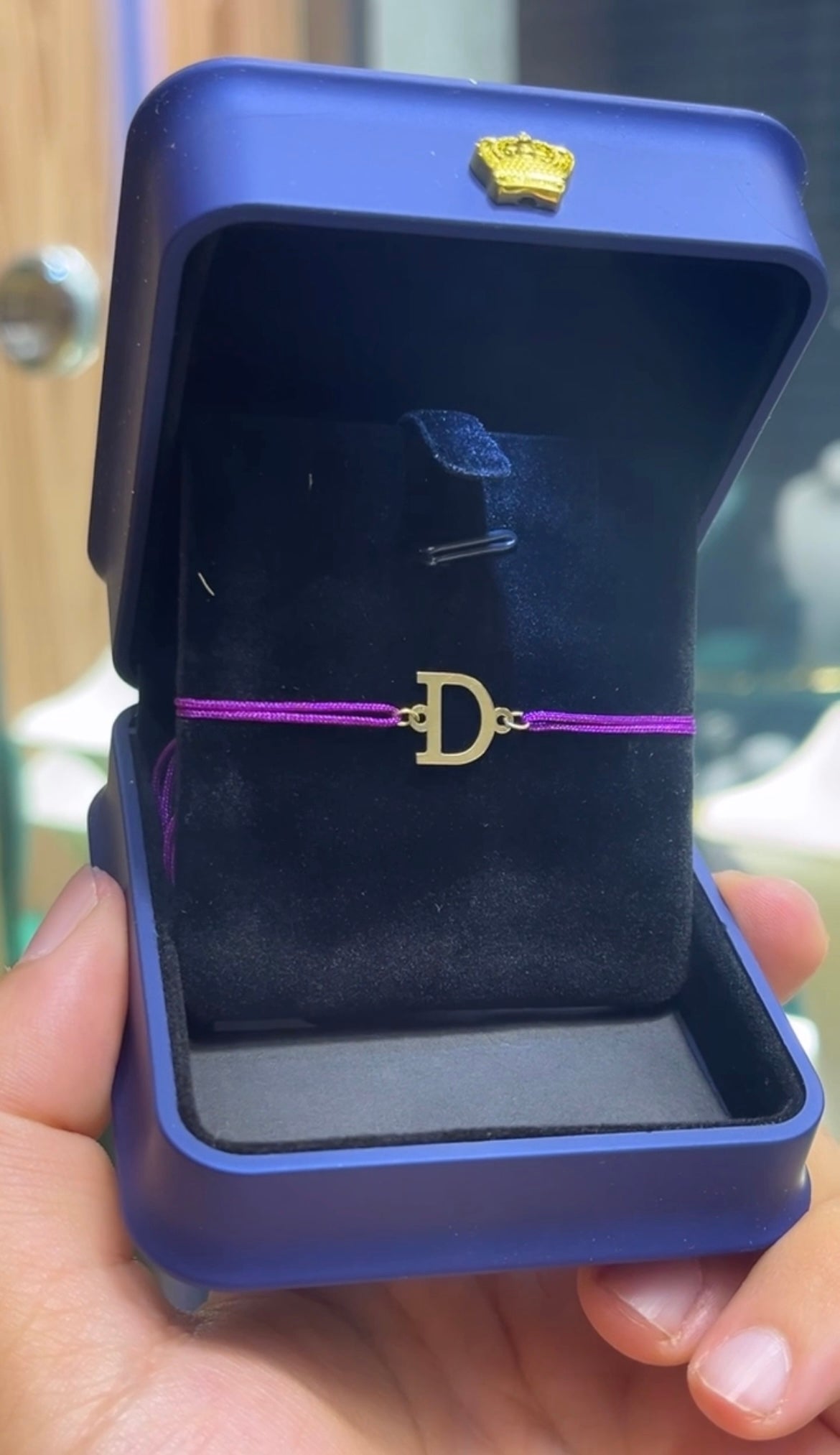 Cordon lettre en Or18k [B.FETHI™]