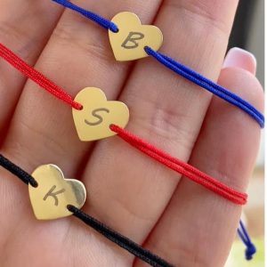 Bracelet cordon coeur en Or18k [B.FETHI™]