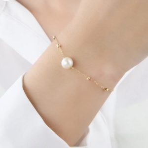 Gourmette en Or 18k Avec pierre Joher Original [B.FETHI™]